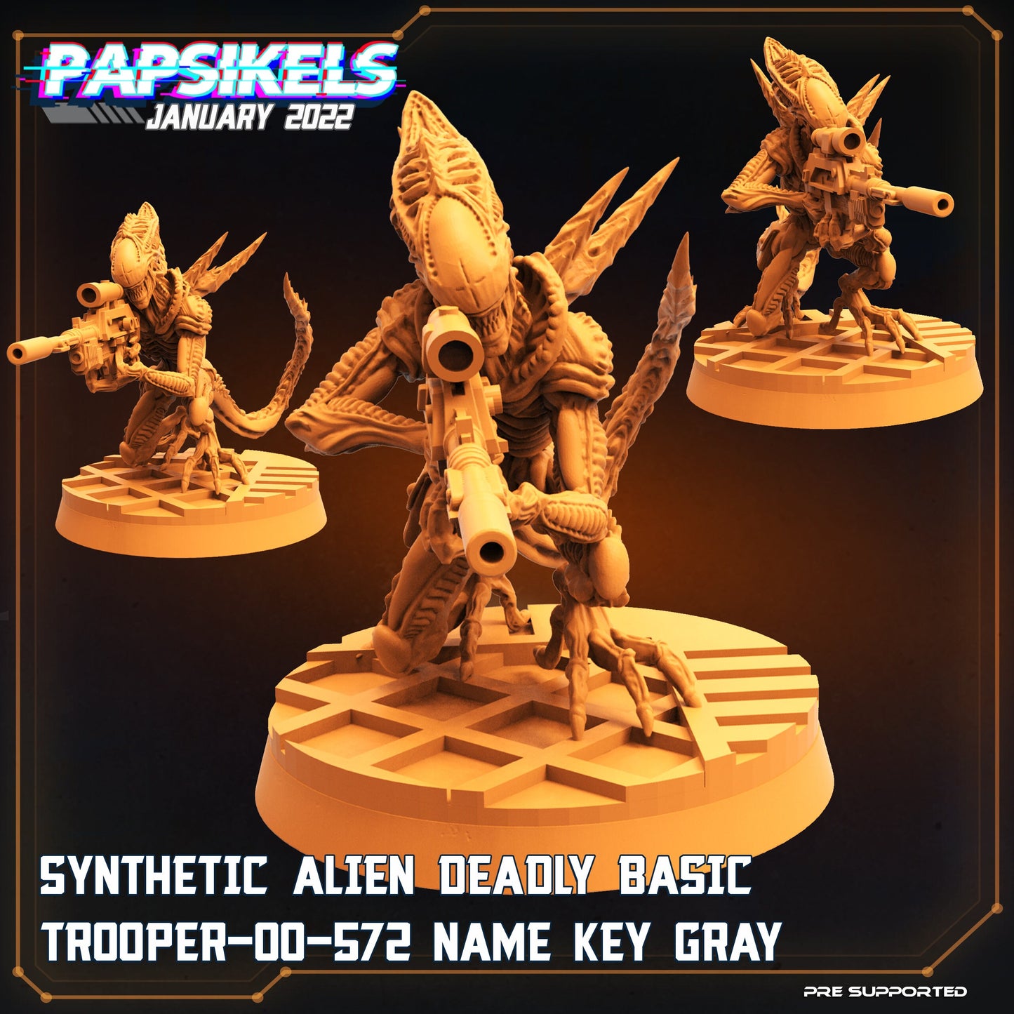 Synthetic Alien / Xenomorph Squad (sculpted by Papsikels)