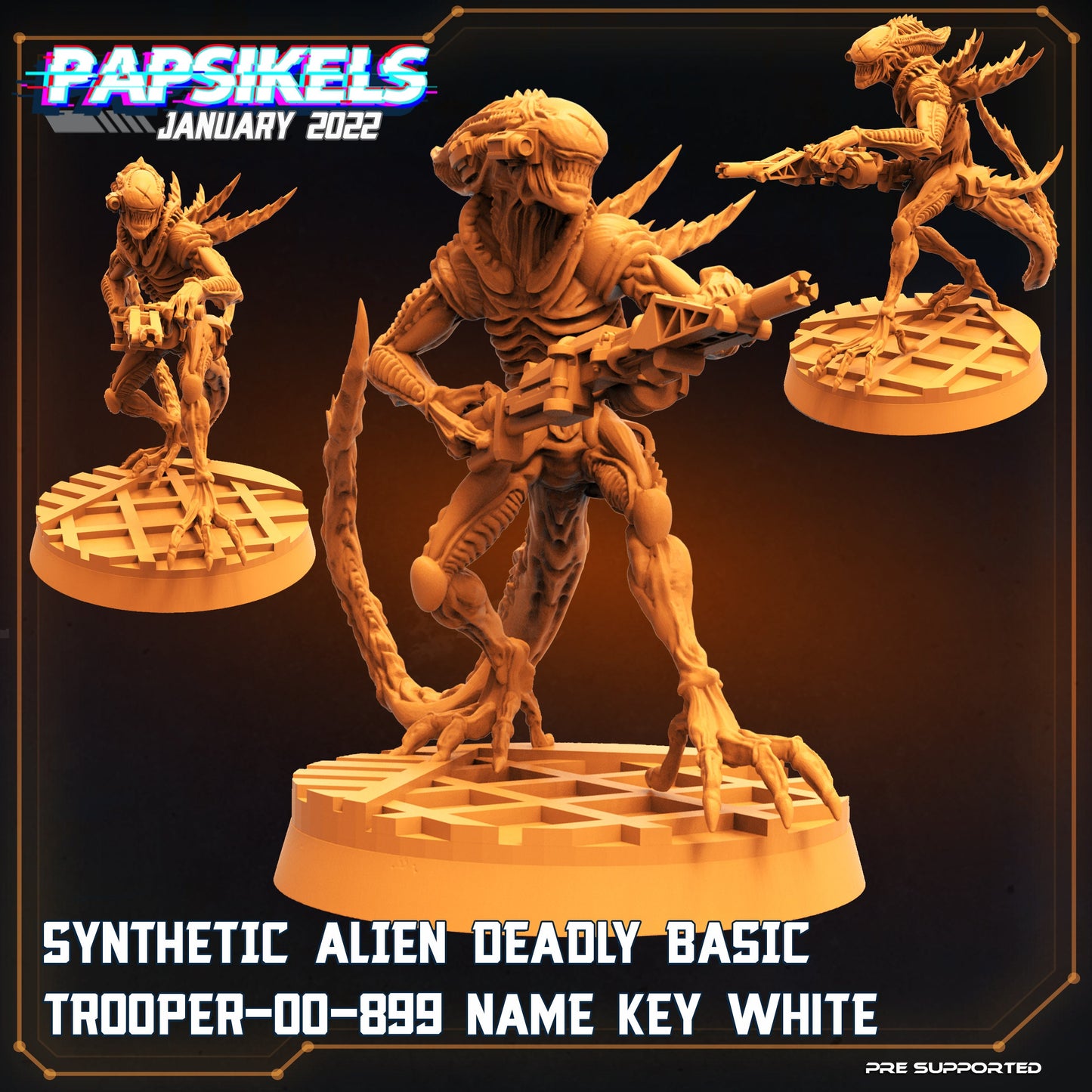 Synthetic Alien / Xenomorph Squad (sculpted by Papsikels)