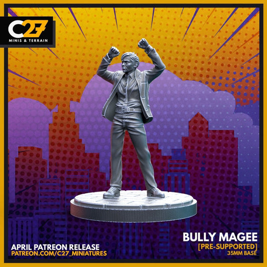 Bully Magee 40mm miniature (sculpted by C27 collectibles) (Crsis Protocol Proxy/Alternative)