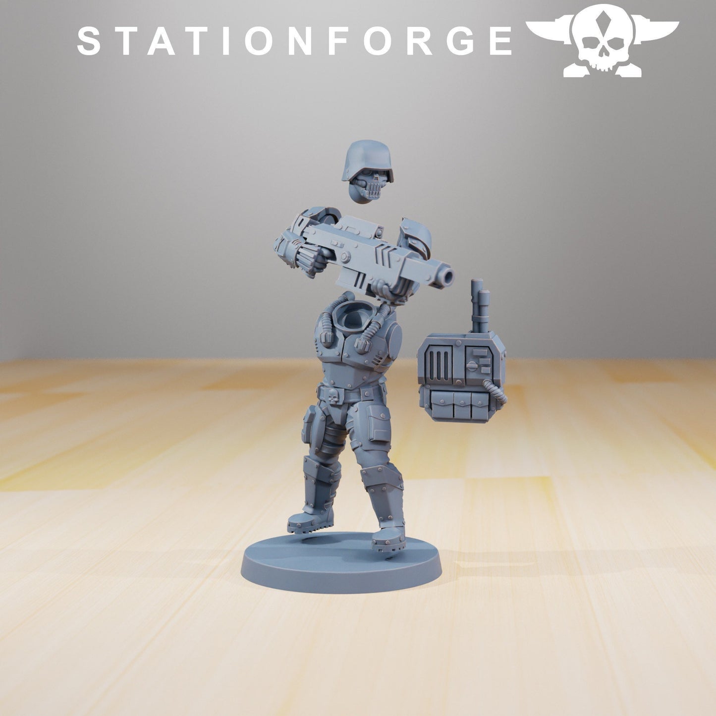 National Guard - Infantry (5) (sculpted by Stationforge)