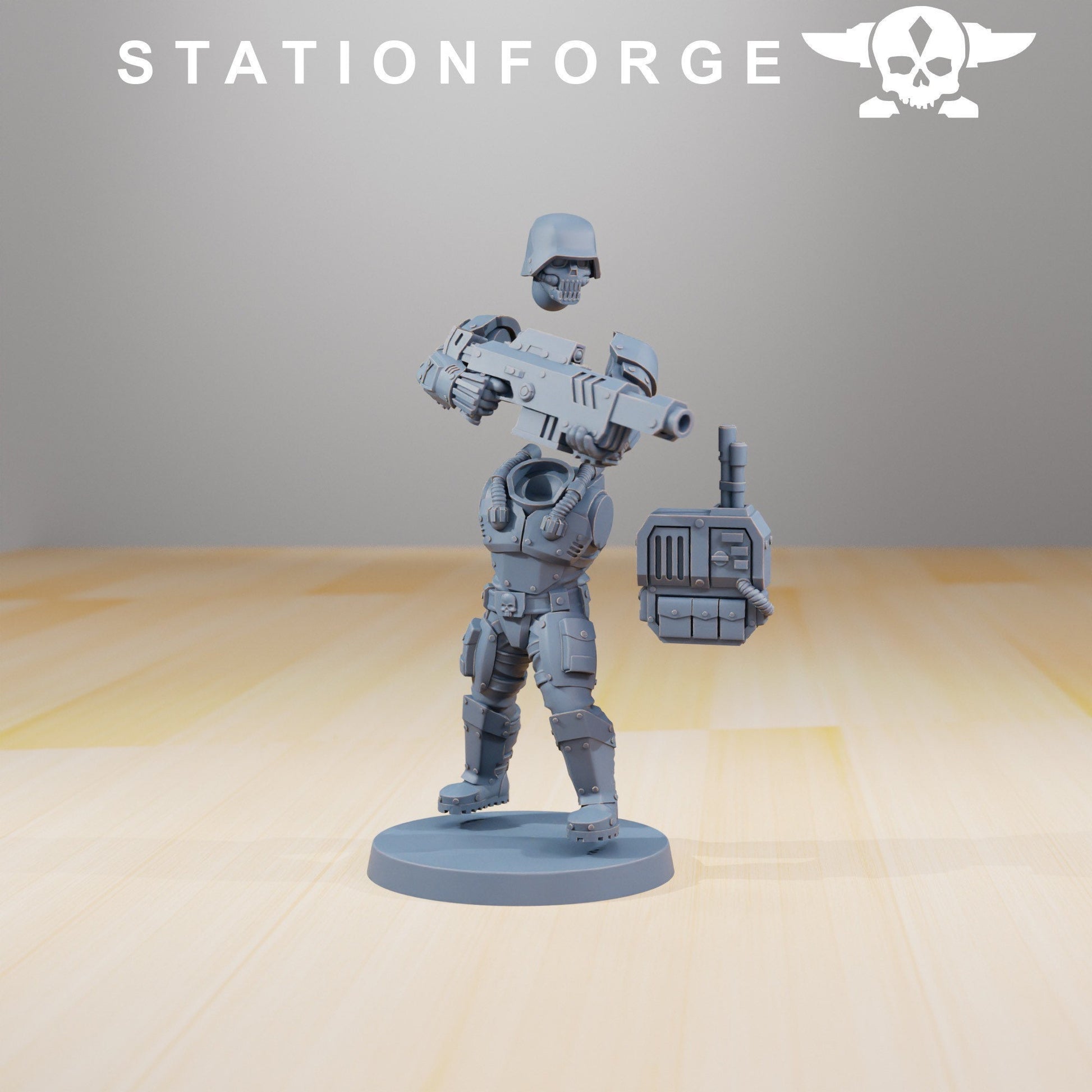 National Guard - Infantry (5) (sculpted by Stationforge)
