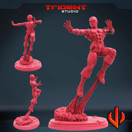 Classic Iron Man B (Fan art sculpted by Trident Studio) (Crisis Protocol Proxy/Alternative)