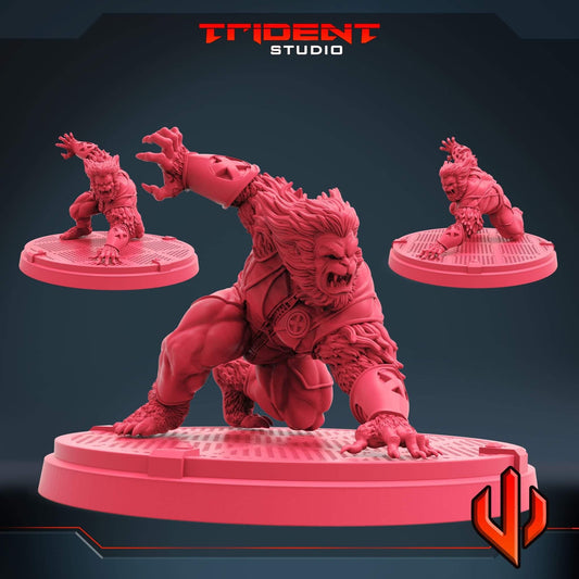 Beast (Fan art sculpted by Trident Studio) (Crisis Protocol Proxy/Alternative)