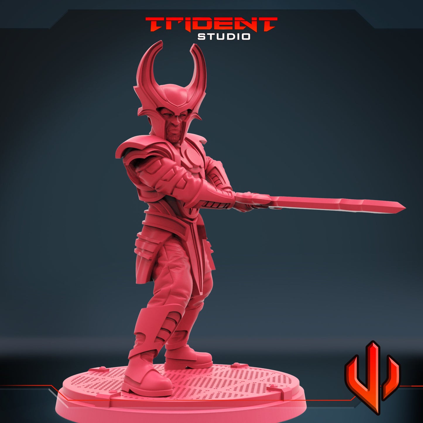Heimdal (B) (Fan art sculpted by Trident Studio) (Crisis Protocol Proxy/Alternative)