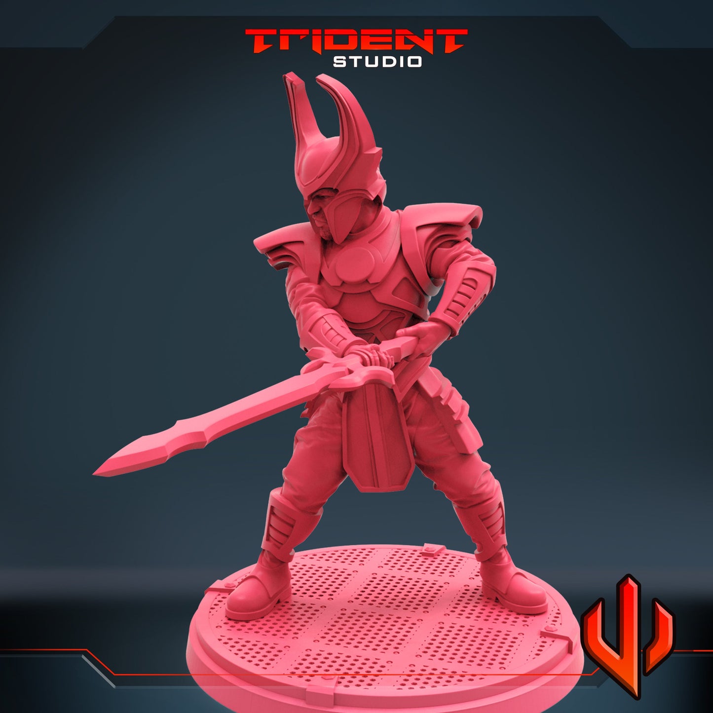 Heimdal (B) (Fan art sculpted by Trident Studio) (Crisis Protocol Proxy/Alternative)