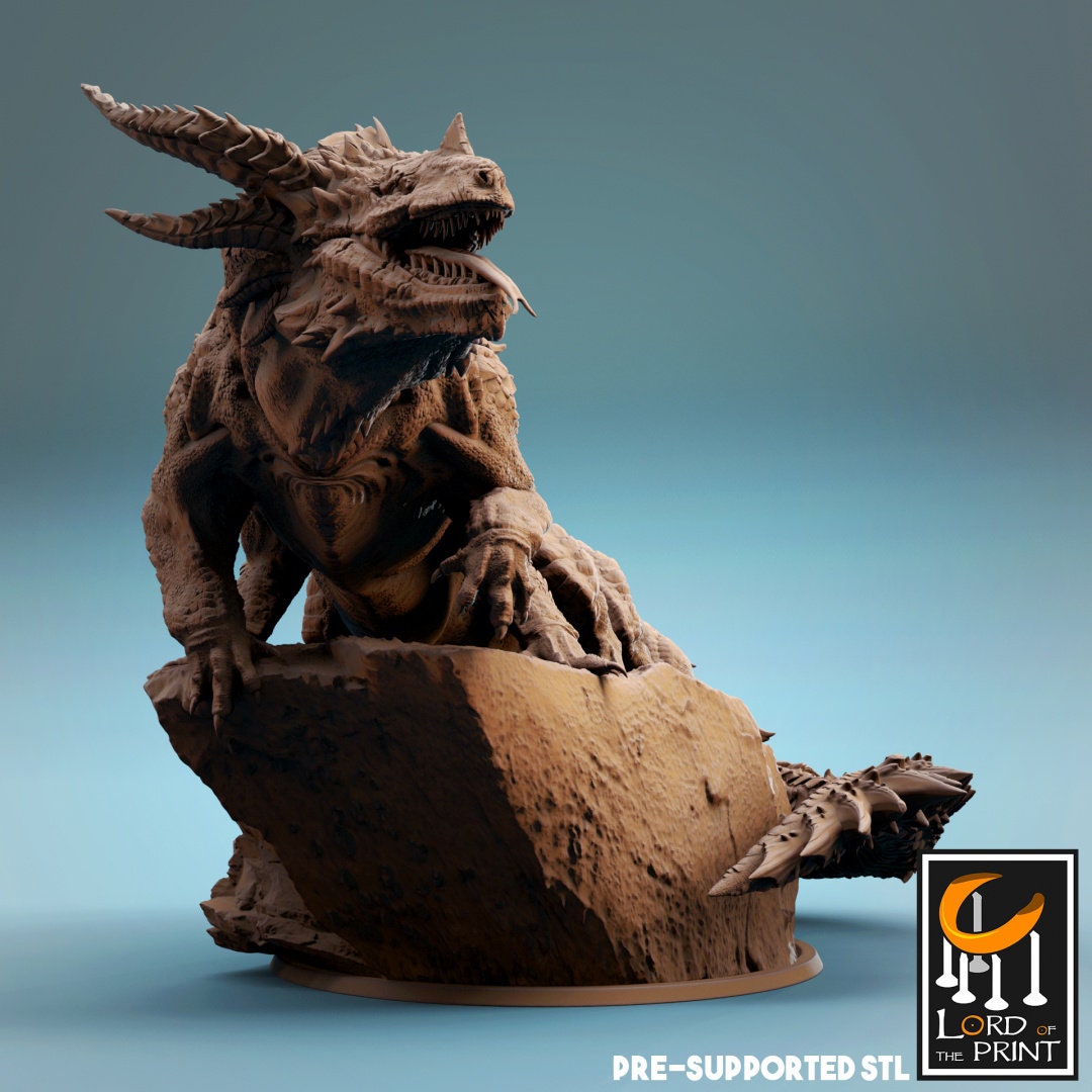Elder Behir - (Sculpted by Lord of the Print)