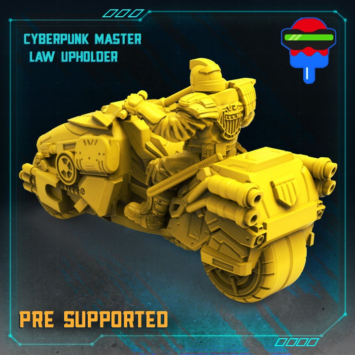 Cyberpunk Master Law Upholder (sculpted by Papsikels)