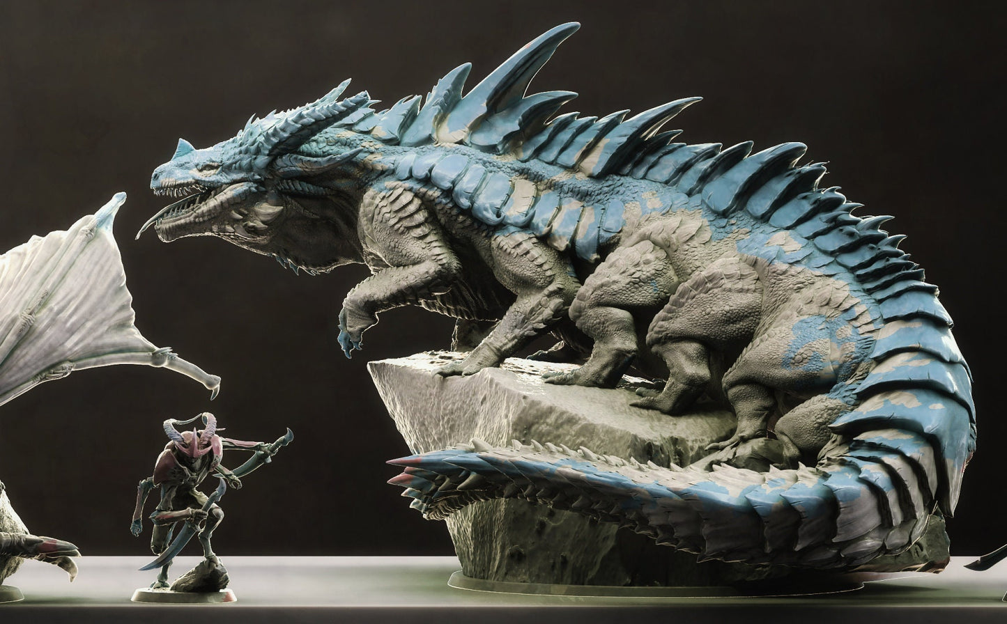 Elder Behir - (Sculpted by Lord of the Print)