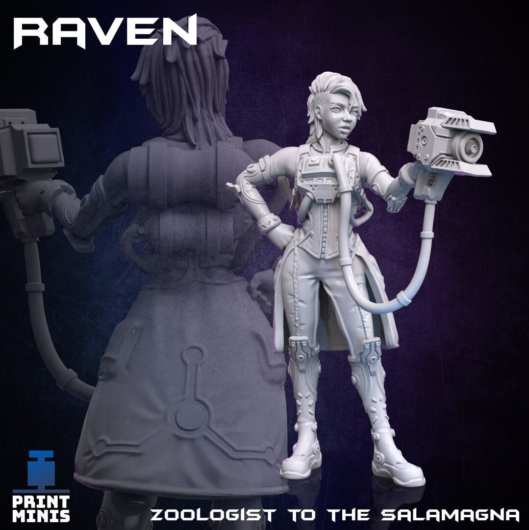 Raven - Zoologist (by Print Minis)