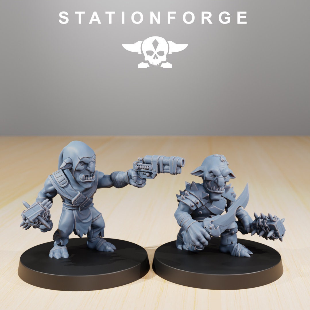 Goblins - set of 10 (sculpted by Stationforge)