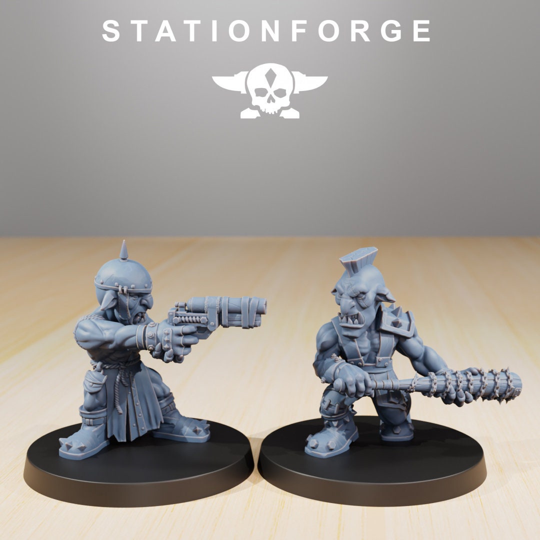 Goblins - set of 10 (sculpted by Stationforge)
