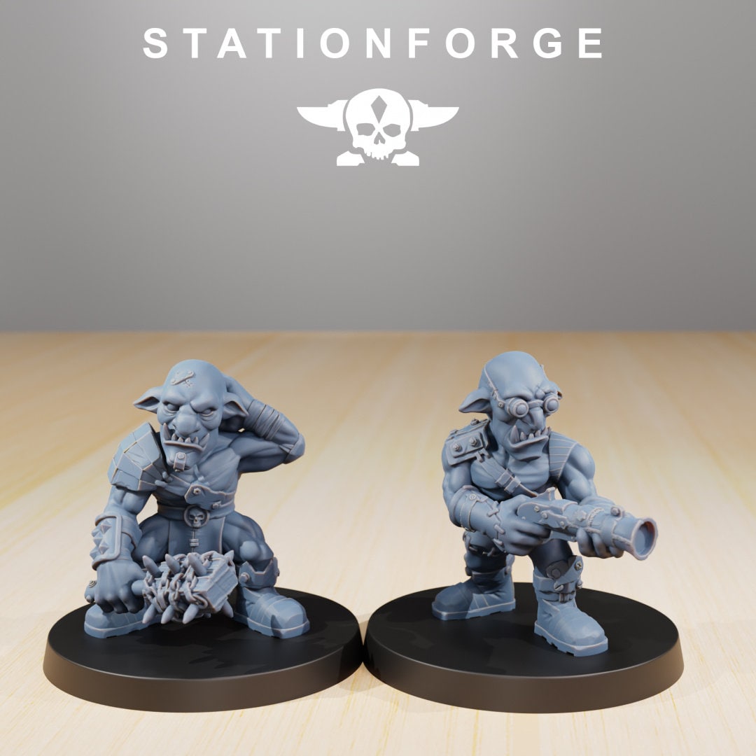 Goblins - set of 10 (sculpted by Stationforge)