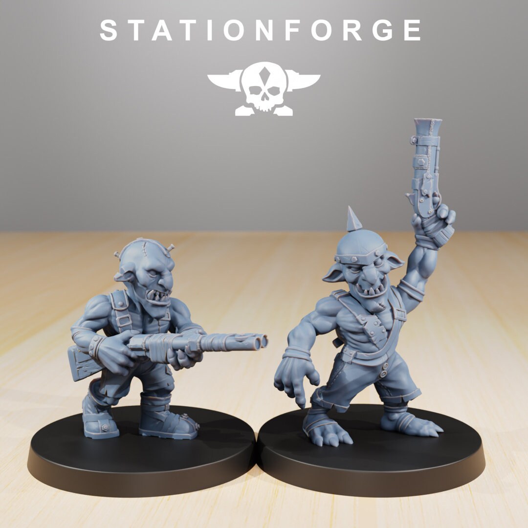 Goblins - set of 10 (sculpted by Stationforge)