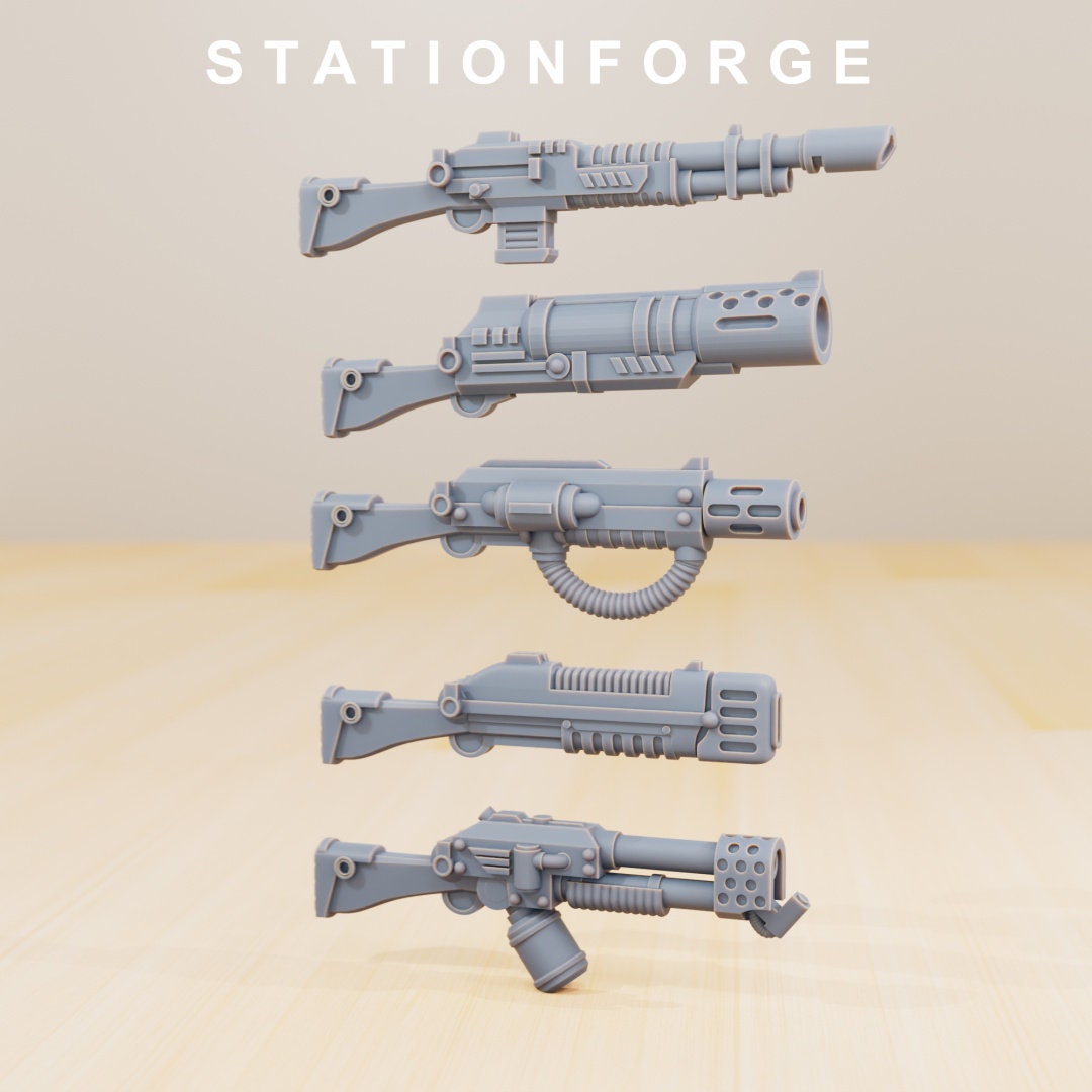 Grim Guard Troopers - set of 10 (sculpted by Stationforge)