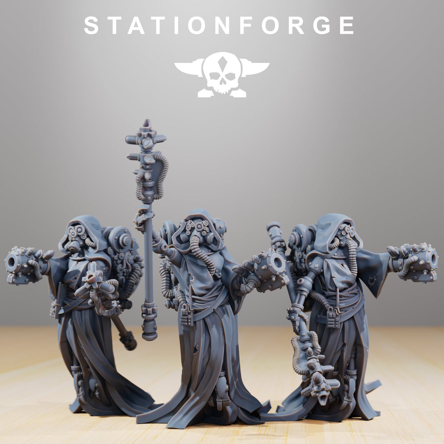 Scavengers - Electro Lights (3 poses) (sculpted by Stationforge)