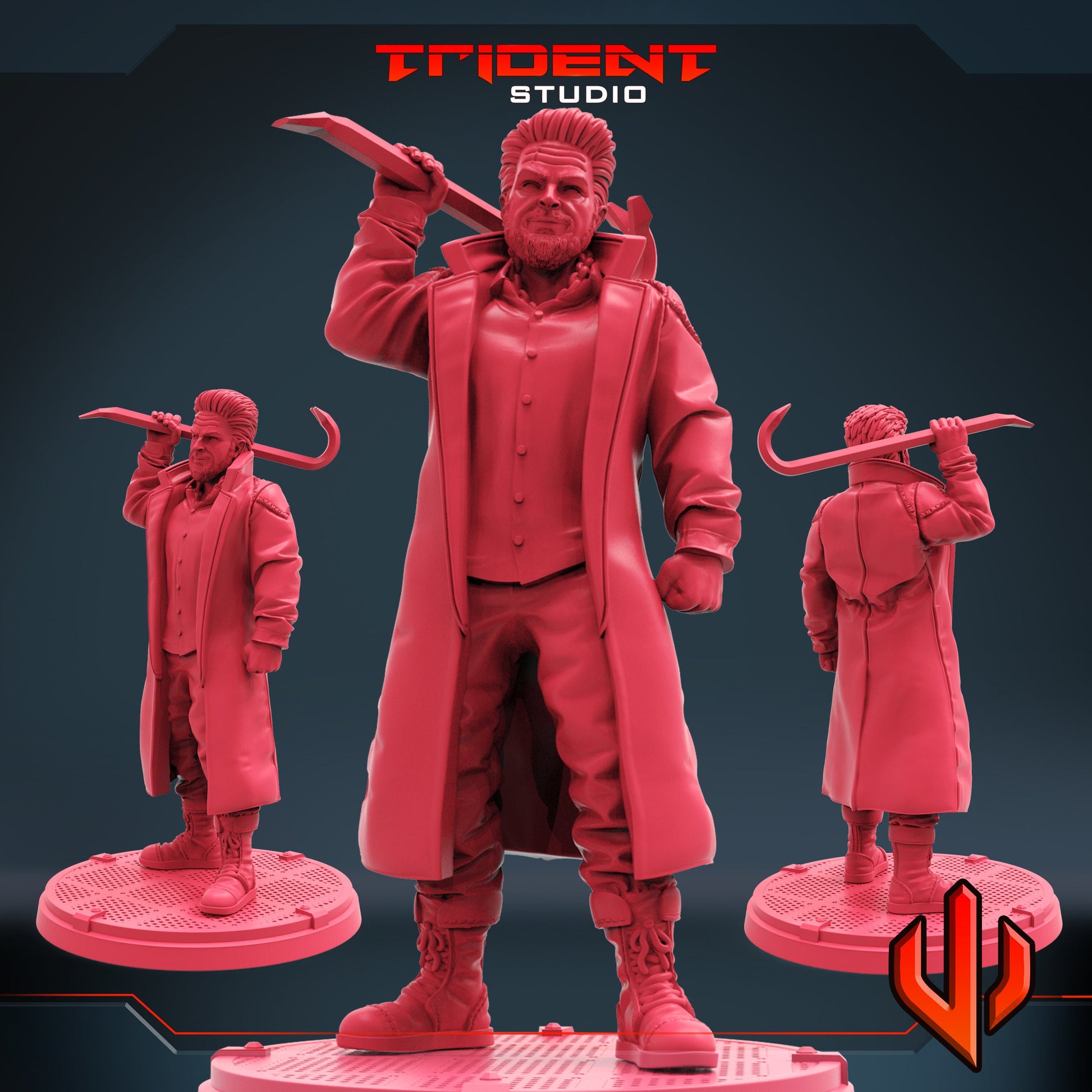 Butcher (Fan art sculpted by Trident Studio) (Crisis Protocol Proxy/Alternative)