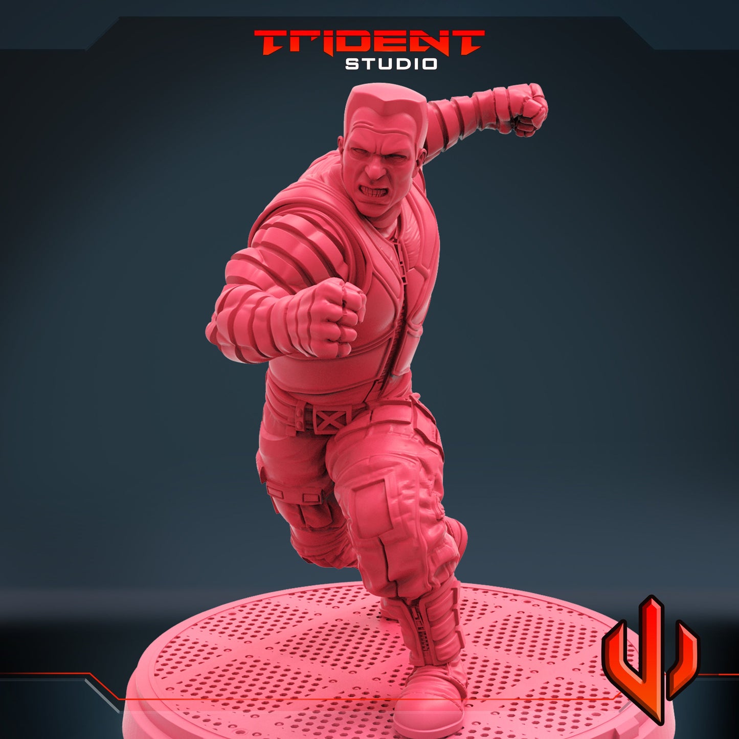 Colossus C (Fan art sculpted by Trident Studio) (Crisis Protocol Proxy/Alternative)