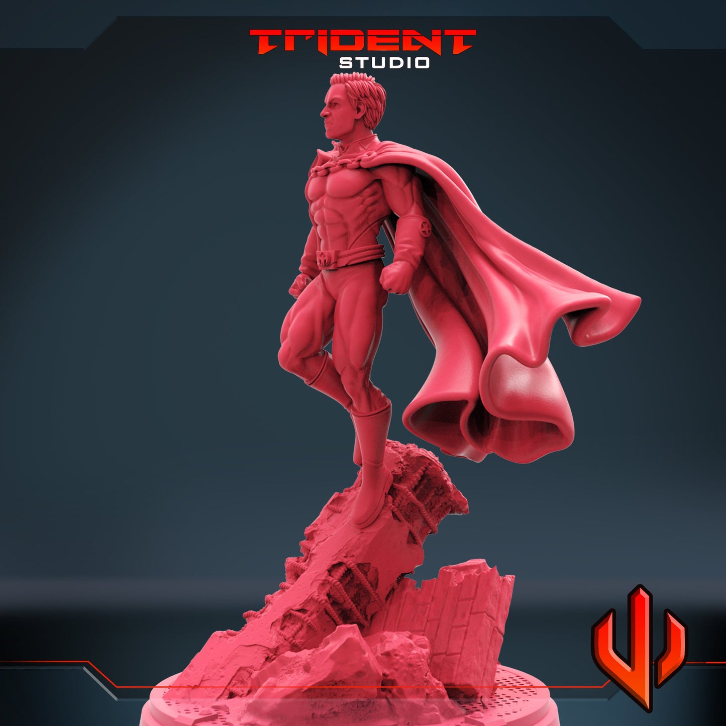 Homelander (Fan art sculpted by Trident Studio) (Crisis Protocol Proxy/Alternative)