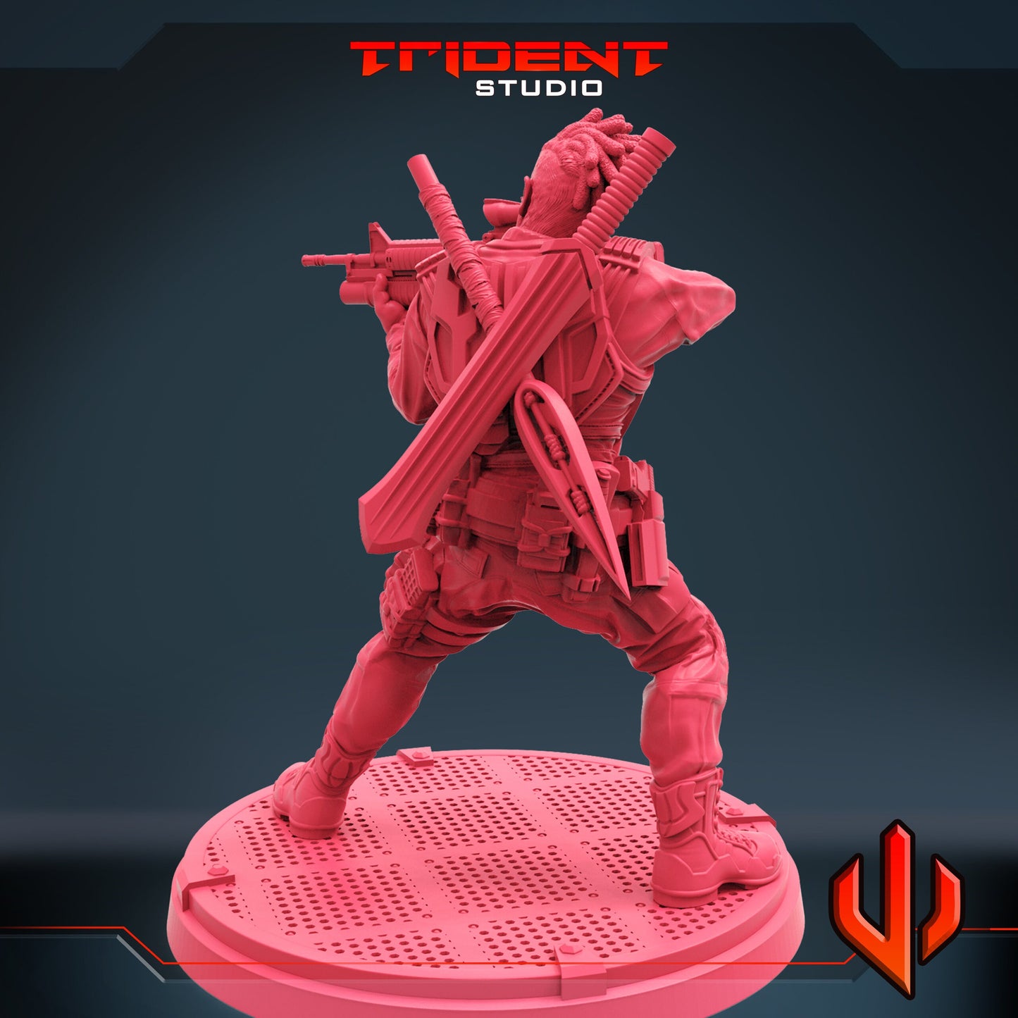 Killmonger D (Fan art sculpted by Trident Studio) (Crisis Protocol Proxy/Alternative)