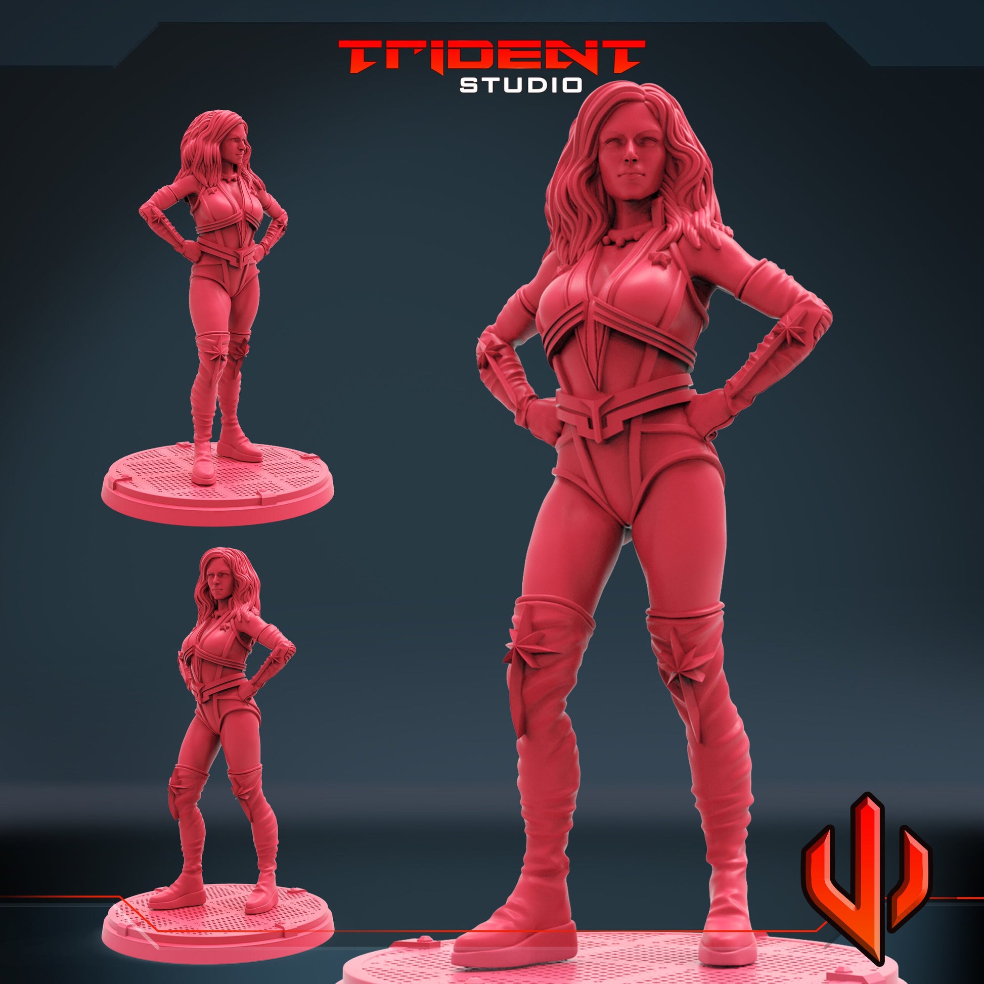 Starlight (Fan art sculpted by Trident Studio) (Crisis Protocol Proxy/Alternative)