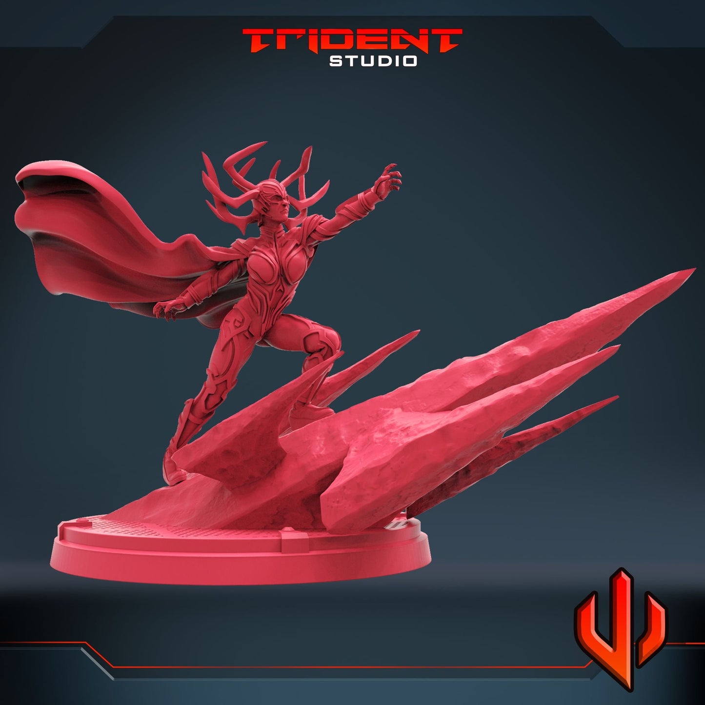 Hela (Fan art sculpted by Trident Studio) (Crisis Protocol Proxy/Alternative)