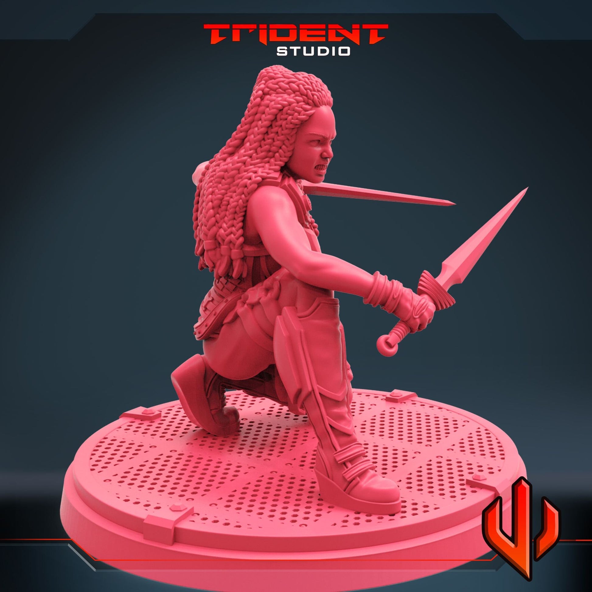 Valkyrie A (Fan art sculpted by Trident Studio) (Crisis Protocol Proxy/Alternative)