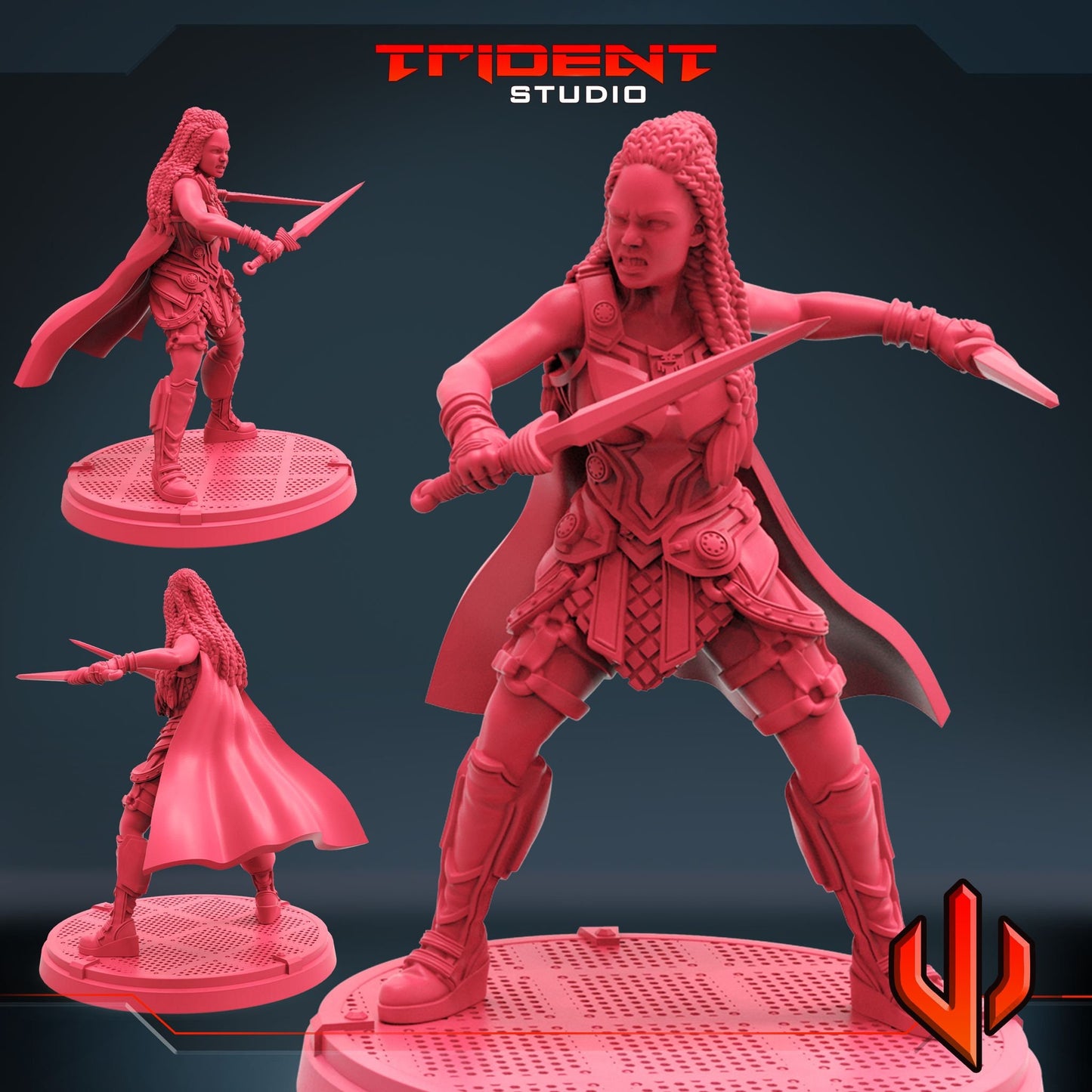 Valkyrie C (Fan art sculpted by Trident Studio) (Crisis Protocol Proxy/Alternative)