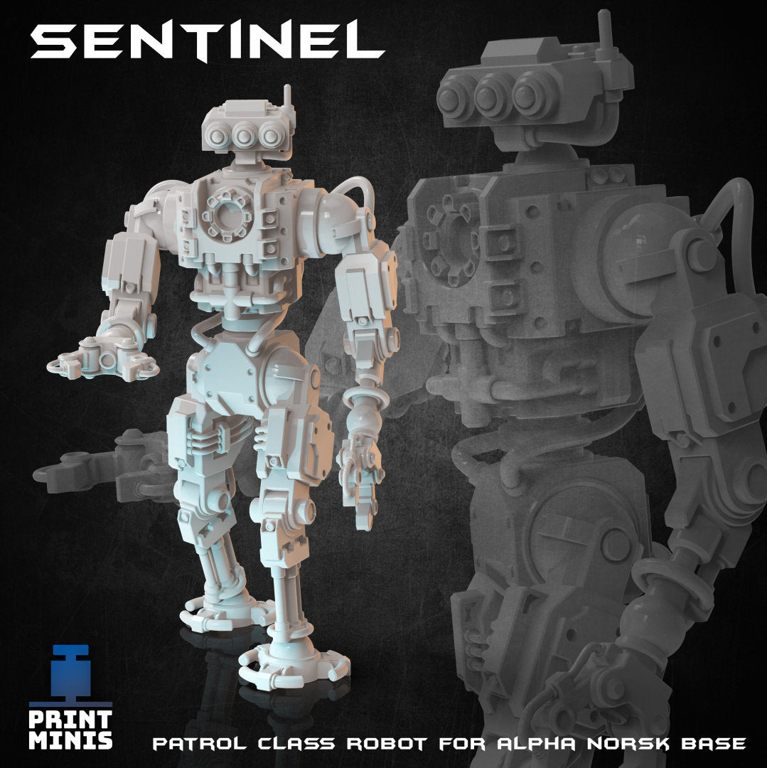 Sentinel - Patrol Robot - Expedition Collection (by Print Minis)