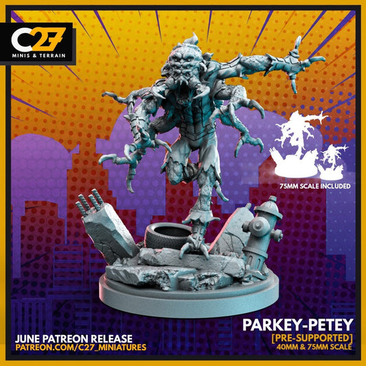 Man-spider/ Parkey Petey 40mm miniature (sculpted by C27 collectibles) (Crisis Protocol Proxy/Alternative)