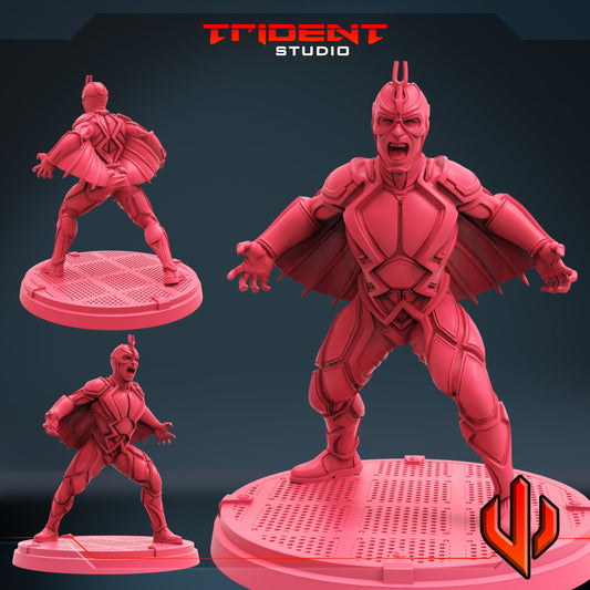 Black Bolt A (Fan art sculpted by Trident Studio) (Crisis Protocol Proxy/Alternative)