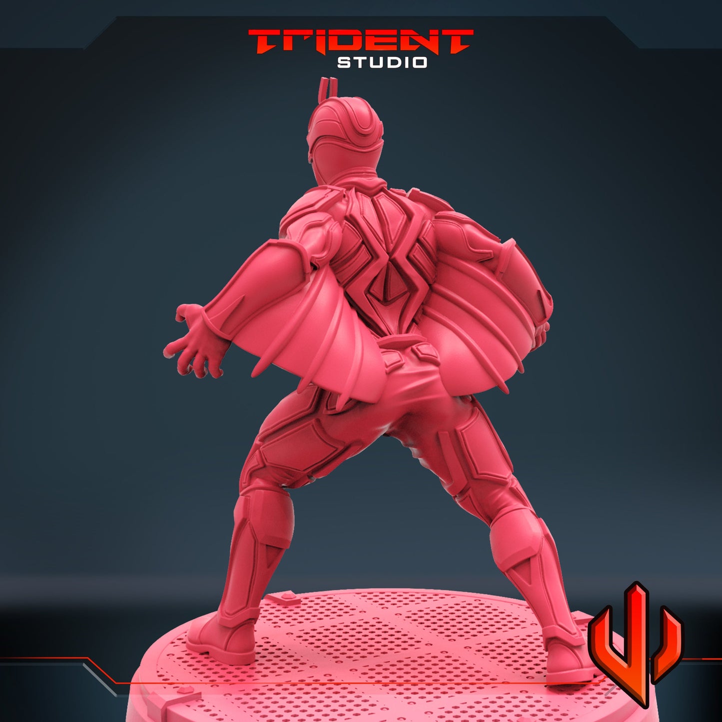 Black Bolt A (Fan art sculpted by Trident Studio) (Crisis Protocol Proxy/Alternative)