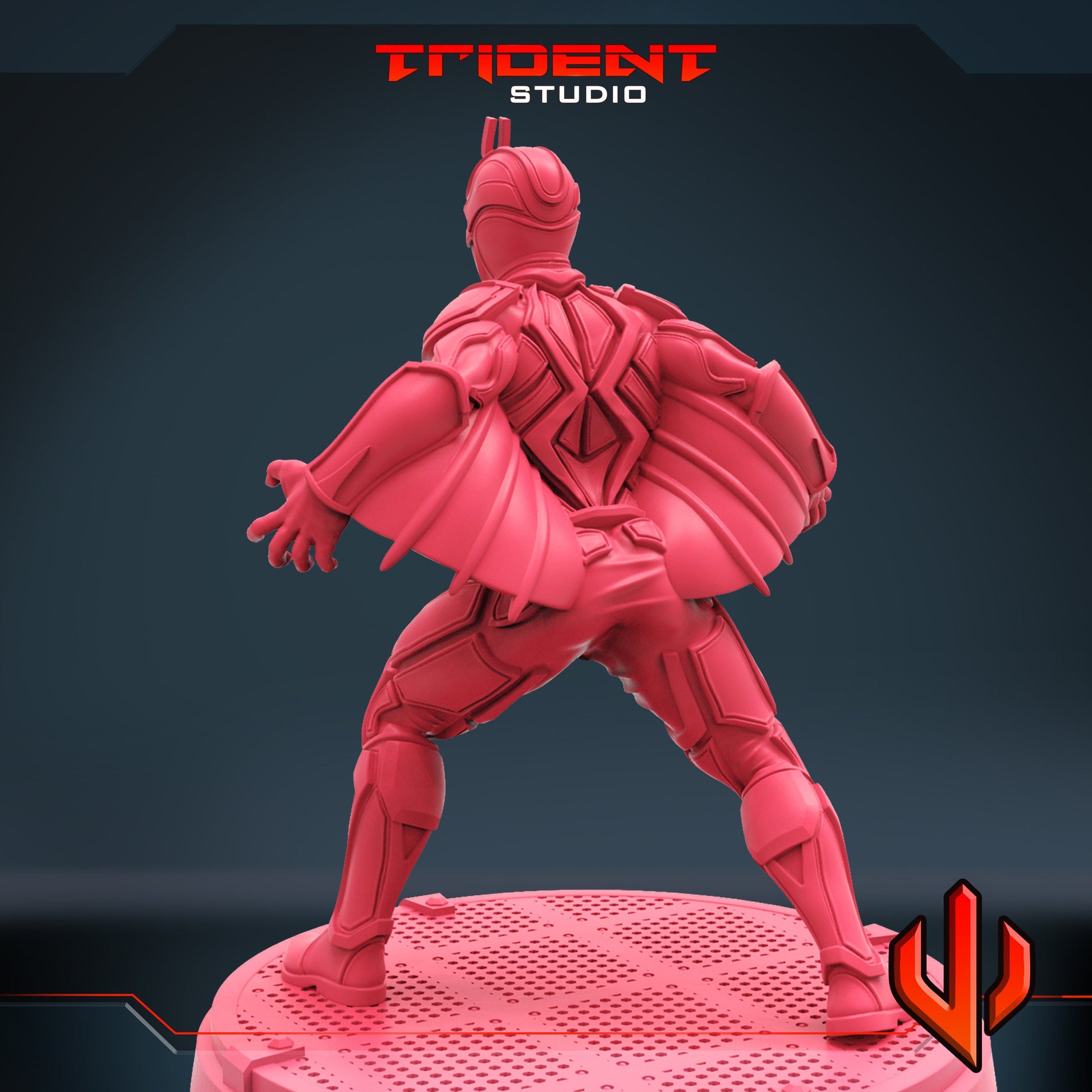 Black Bolt A (Fan art sculpted by Trident Studio) (Crisis Protocol Proxy/Alternative)