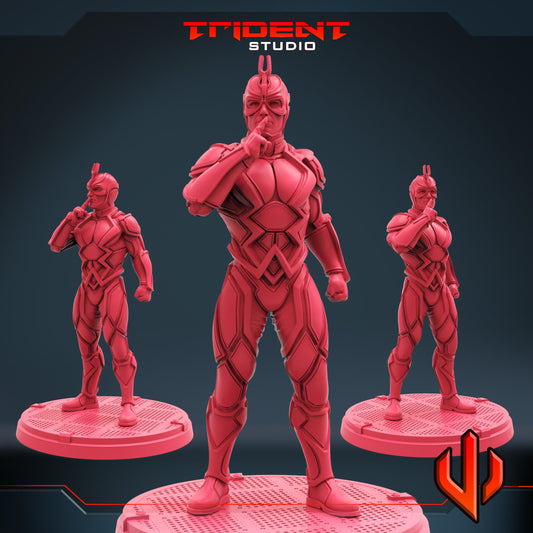 Black Bolt B (Fan art sculpted by Trident Studio) (Crisis Protocol Proxy/Alternative)