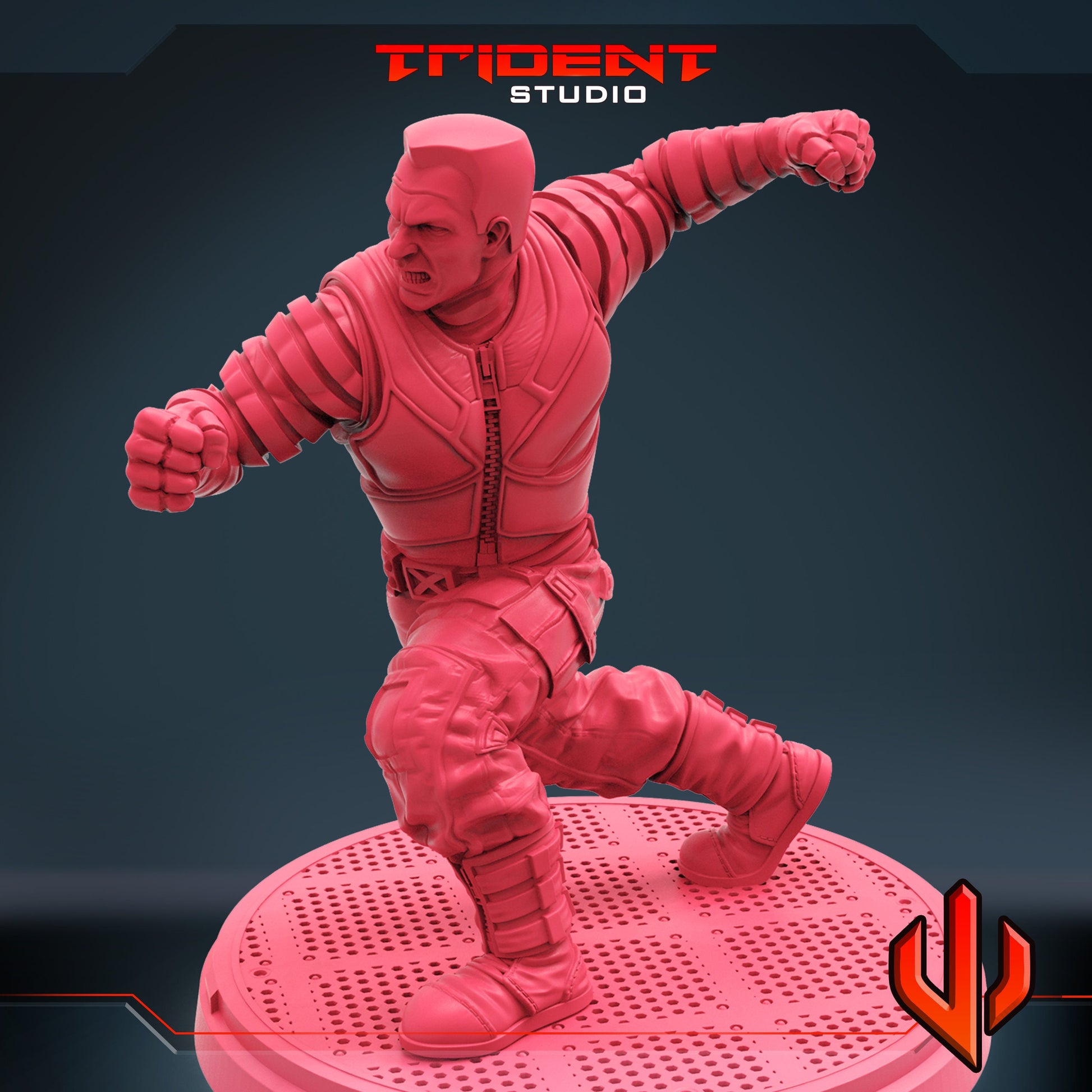 Colossus C (Fan art sculpted by Trident Studio) (Crisis Protocol Proxy/Alternative)