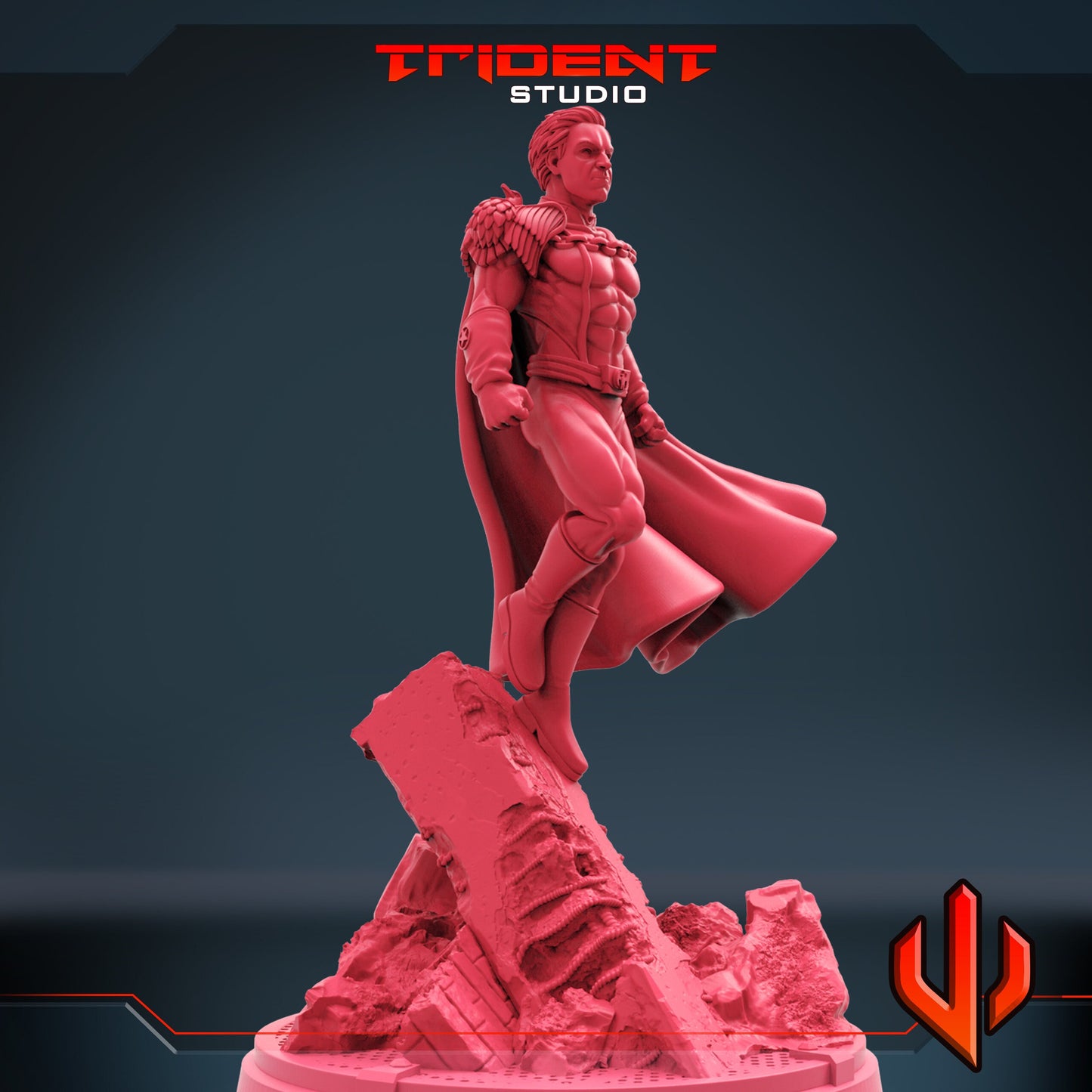 Homelander (Fan art sculpted by Trident Studio) (Crisis Protocol Proxy/Alternative)