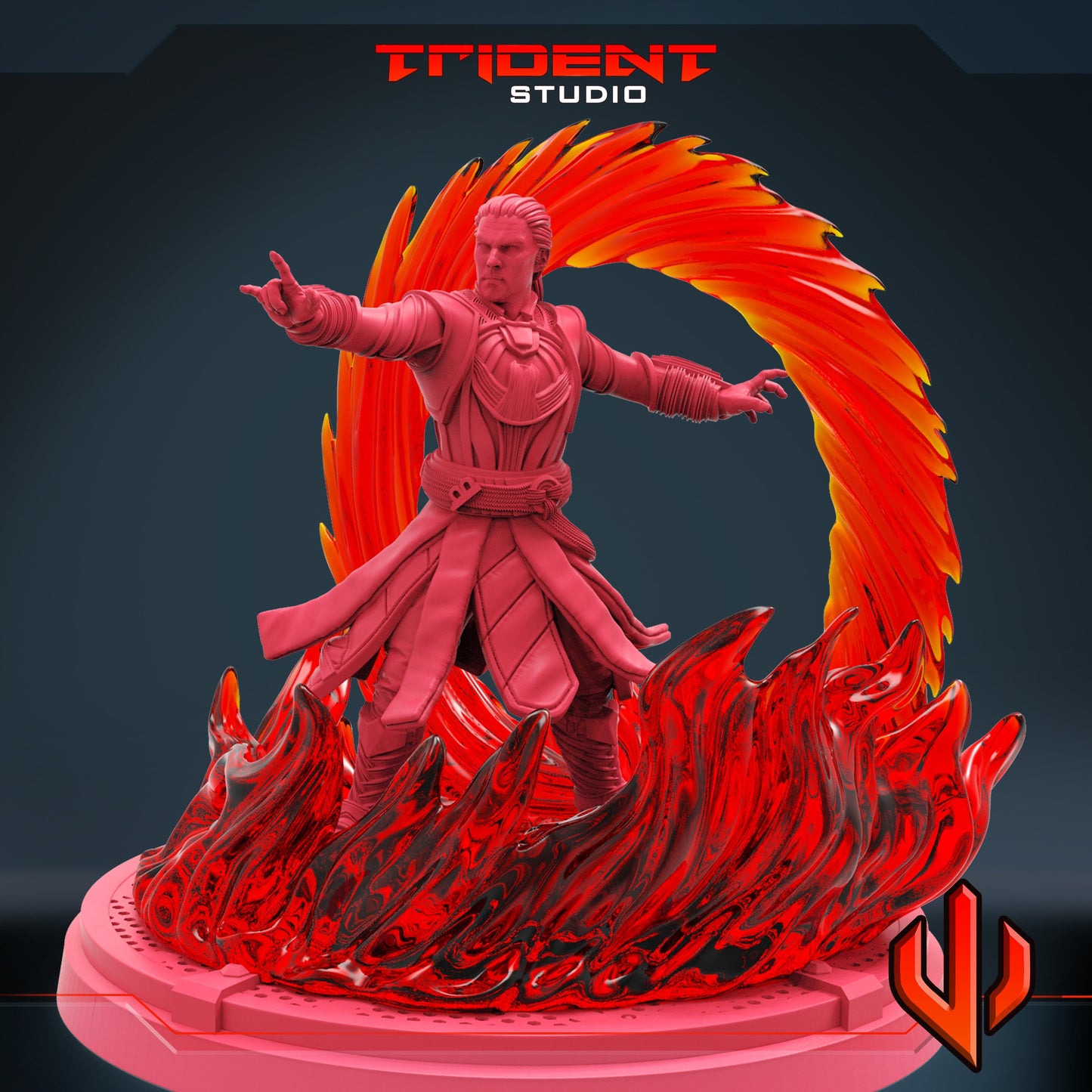 Doctor Strange A (Fan art sculpted by Trident Studio) (Crisis Protocol Proxy/Alternative)