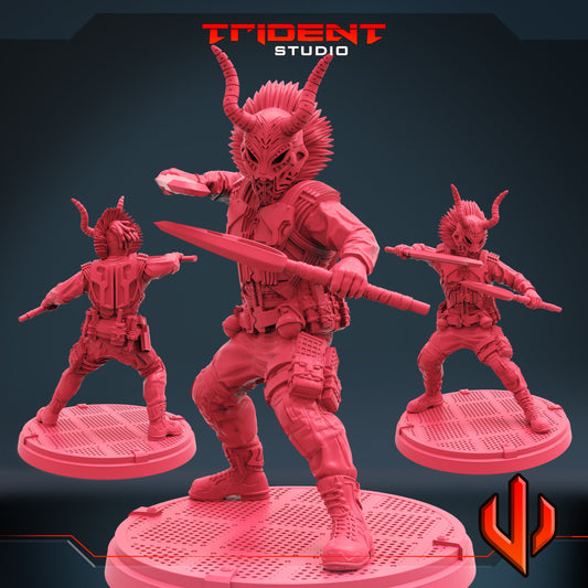 Killmonger B (Fan art sculpted by Trident Studio) (Crisis Protocol Proxy/Alternative)