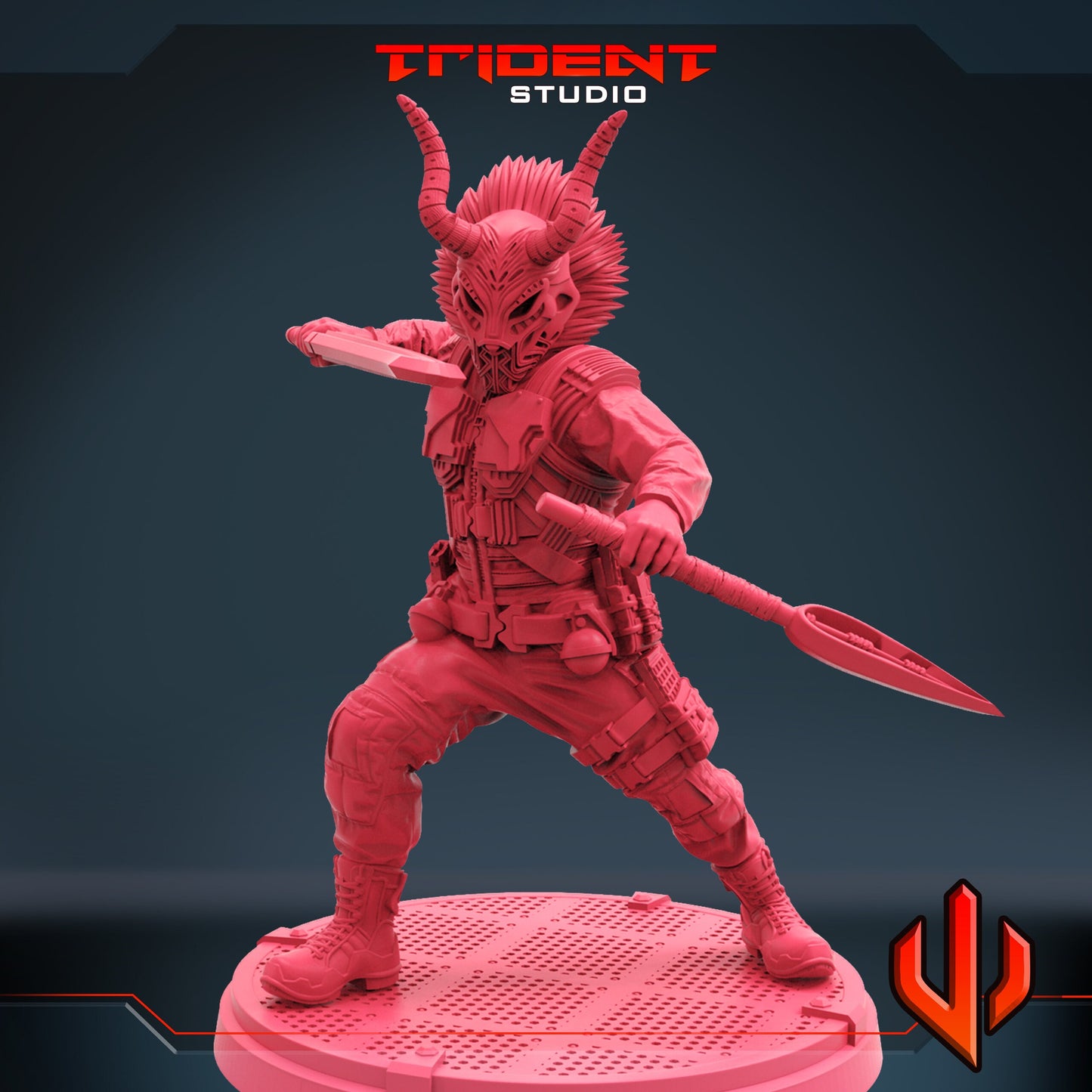Killmonger C (Fan art sculpted by Trident Studio) (Crisis Protocol Proxy/Alternative)