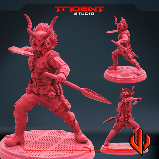 Killmonger C (Fan art sculpted by Trident Studio) (Crisis Protocol Proxy/Alternative)