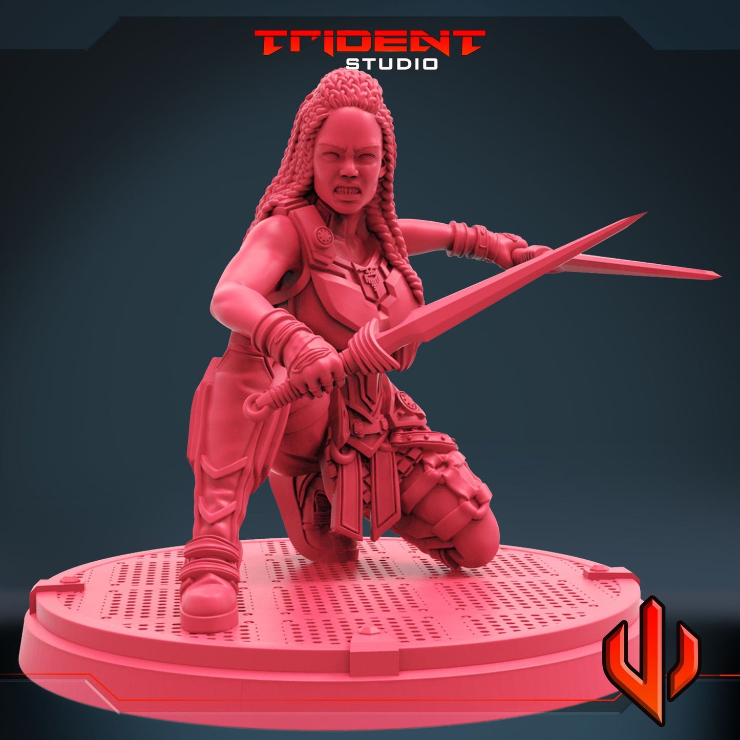 Valkyrie A (Fan art sculpted by Trident Studio) (Crisis Protocol Proxy/Alternative)