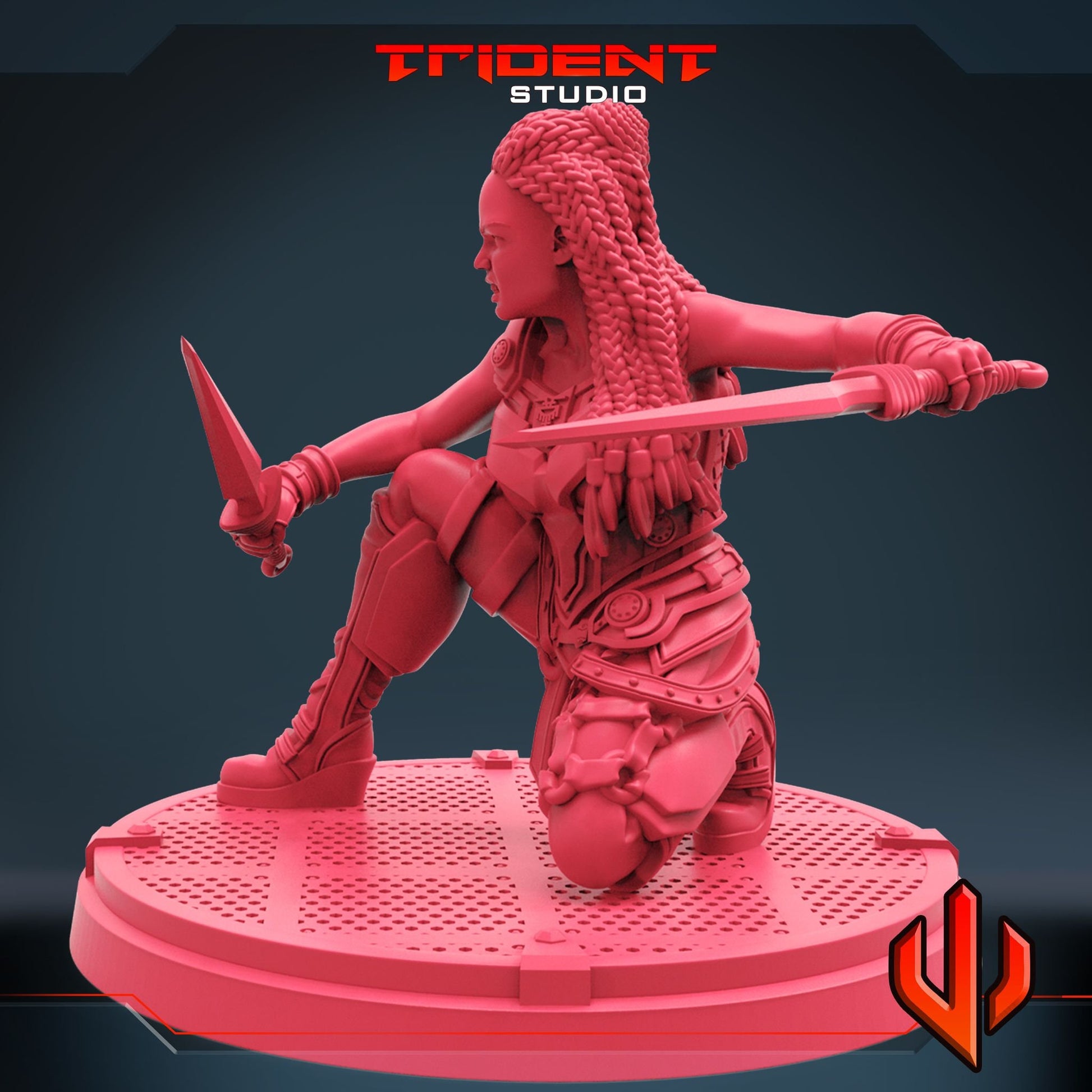 Valkyrie A (Fan art sculpted by Trident Studio) (Crisis Protocol Proxy/Alternative)