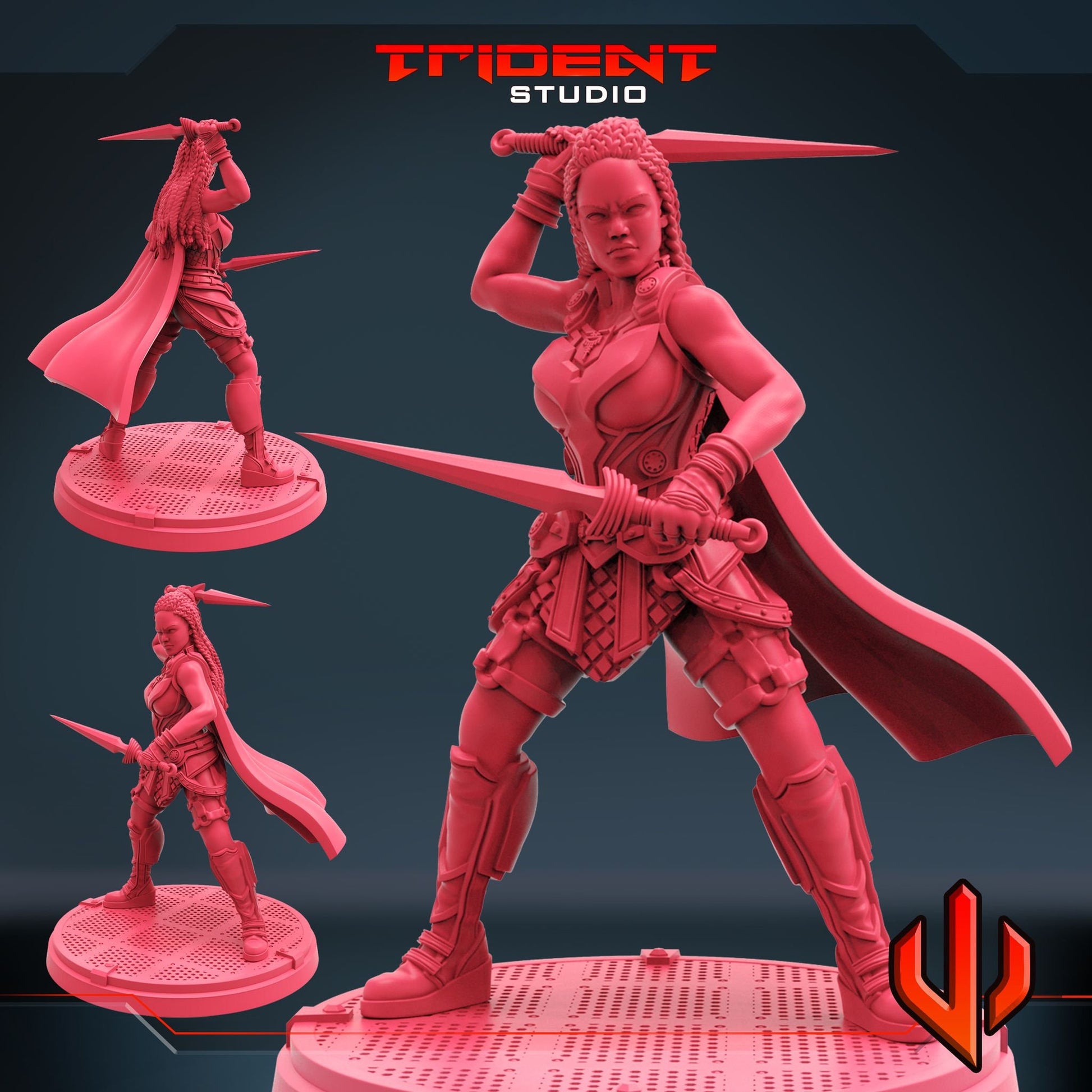 Valkyrie B (Fan art sculpted by Trident Studio) (Crisis Protocol Proxy/Alternative)