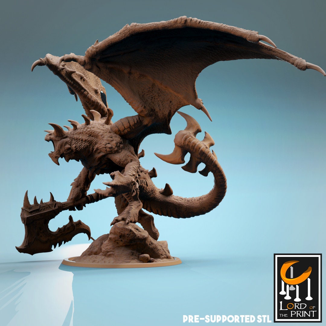 Infernum Dragon (Sculpted by Lord of the Print)