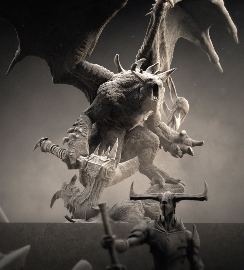 Infernum Dragon (Sculpted by Lord of the Print)