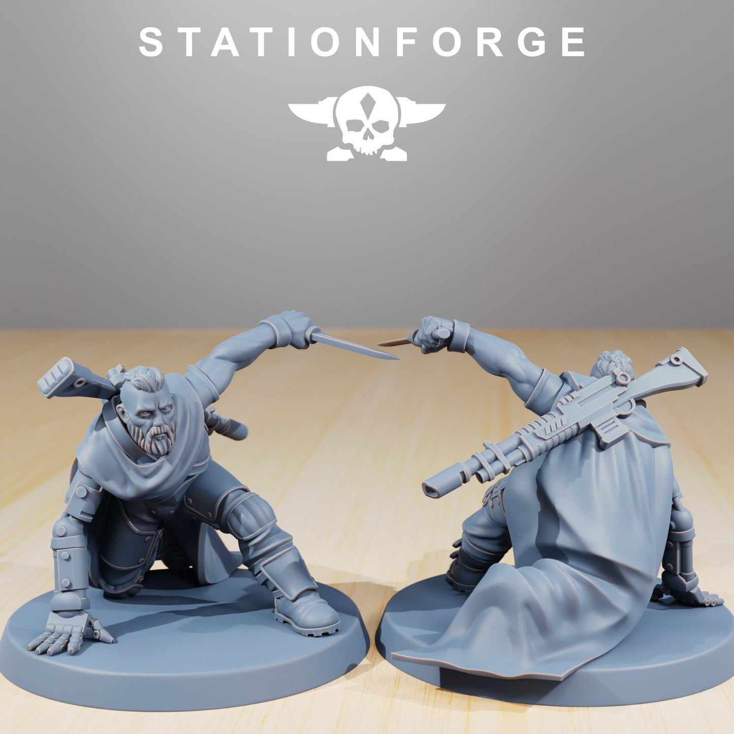 Grim Guard Orkaz Hunters (6) (sculpted by Stationforge)