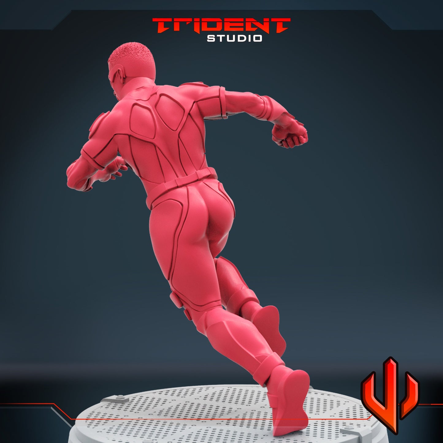 A-Train (Fan art sculpted by Trident Studio) (Crisis Protocol Proxy/Alternative)