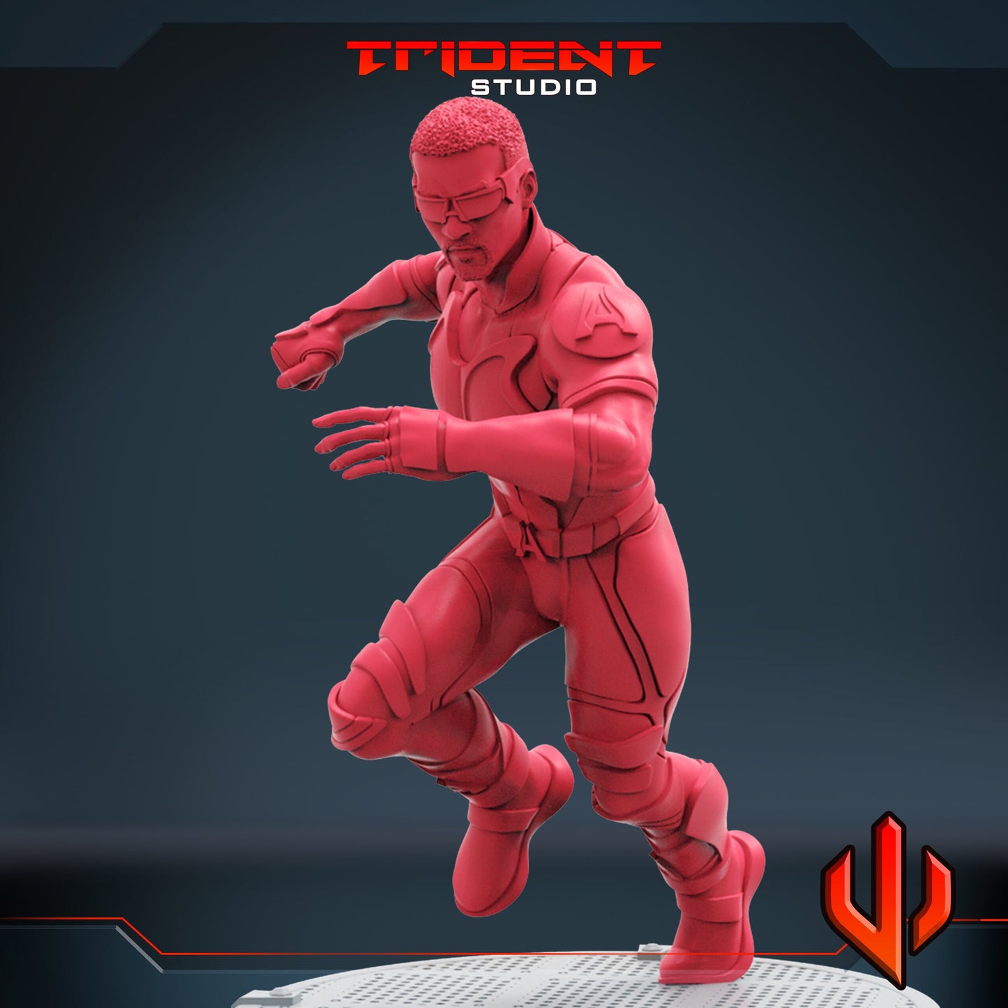A-Train (Fan art sculpted by Trident Studio) (Crisis Protocol Proxy/Alternative)