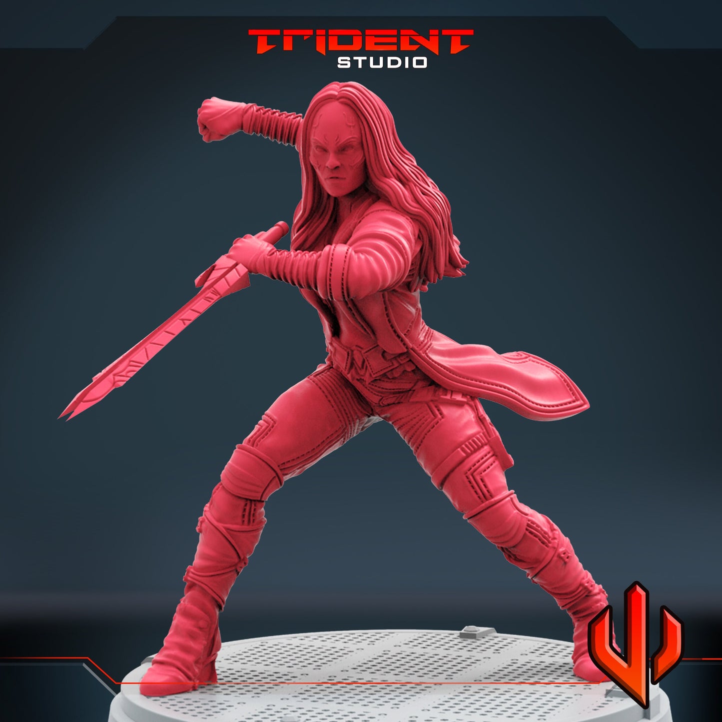 Gamora B (Fan art sculpted by Trident Studio) (Crisis Protocol Proxy/Alternative)