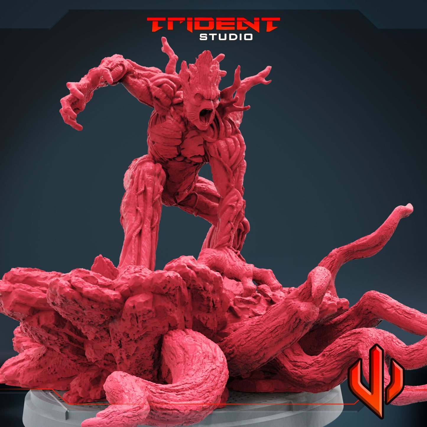 Groot (Fan art sculpted by Trident Studio) (Crisis Protocol Proxy/Alternative)