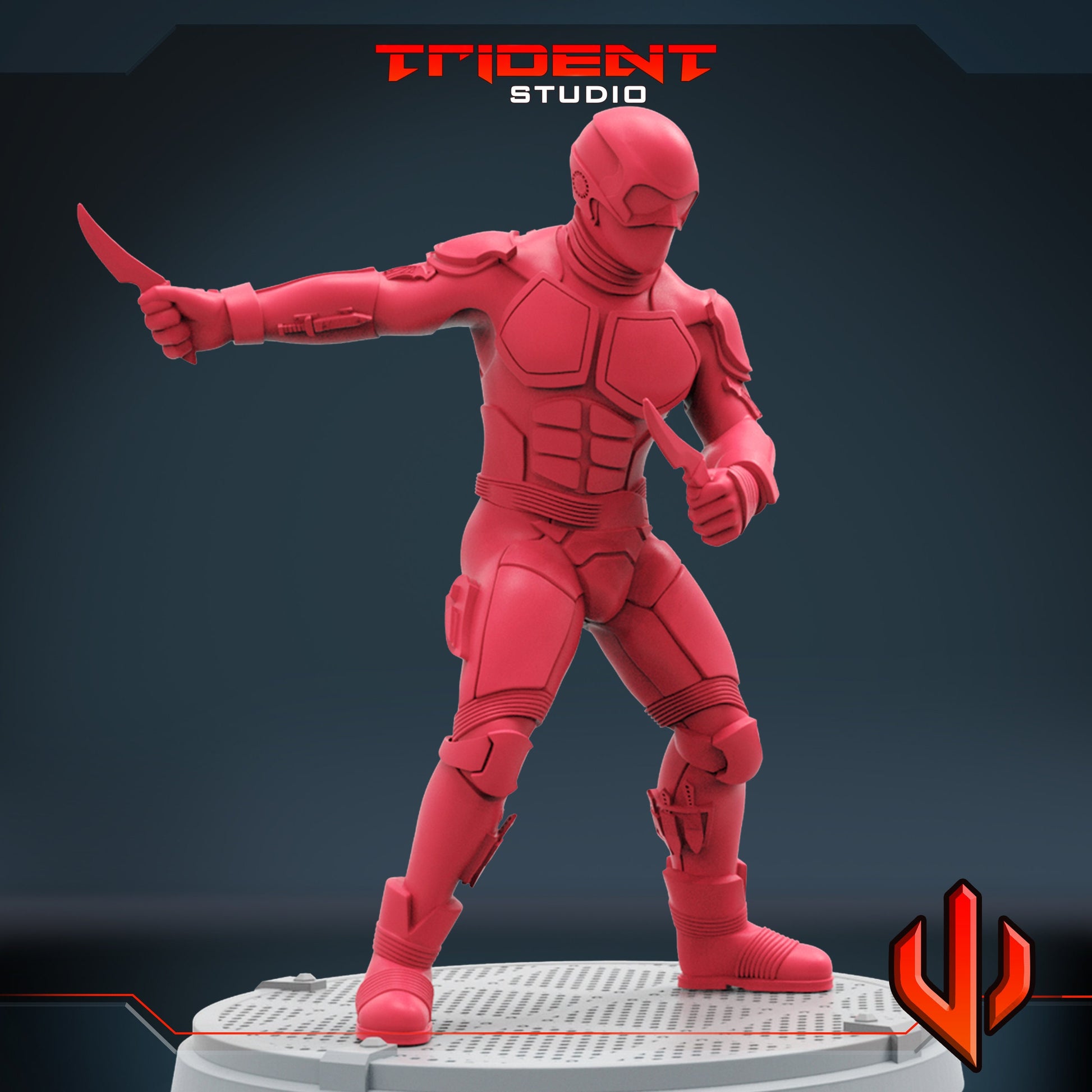 Black Noir (Fan art sculpted by Trident Studio) (Crisis Protocol Proxy/Alternative)